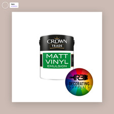 Image of Crown Hare Interior Wall Paint - Tinted Emulsion - 1L 2.5L 5L