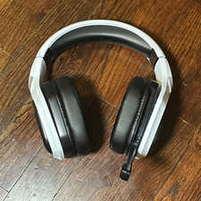 Ozeino Bluetooth Over-Ear Gaming Headset RGB Lighting Boom Mic White/Black