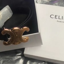 Celine Triomphe Belt Medium 80 Size Luxury Accessory