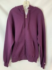 NEW Champion ECO Full Zip Hoodie Sweatshirt Men  s SMALL - Purple Berry NWOT