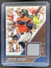 2026 Topps Carlos Correa Major League Material Jersey #MLM-CCO Astros