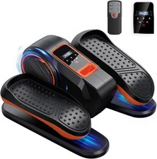 Under Desk Elliptical Machine Home Workout Remote Control 12 Speed Leg Exerciser