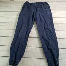 Polo Ralph Lauren Pants Boys Large 14-16 Blue Jogger Kids Youth Cuffed Cargo Zip