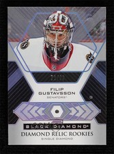 2021 Black Diamond Relic Rookie Gems Single 72/99 Filip Gustavsson #BDR-FG 5ui