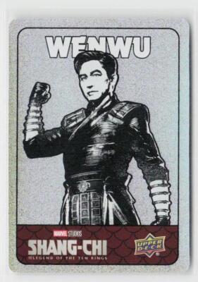 2023 UD Marvel Shang-Chi #SS-14 Tony Leung as Wenwu Spectromatic Stickers