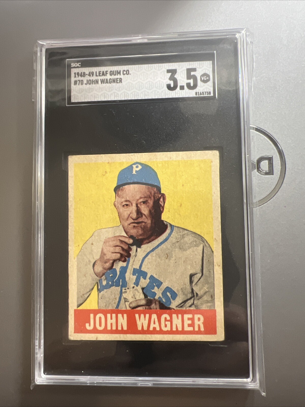 1948-49 Leaf Gum Co. #70 John Honus Wagner Pittsburgh Pirates HOF SGC 3.5