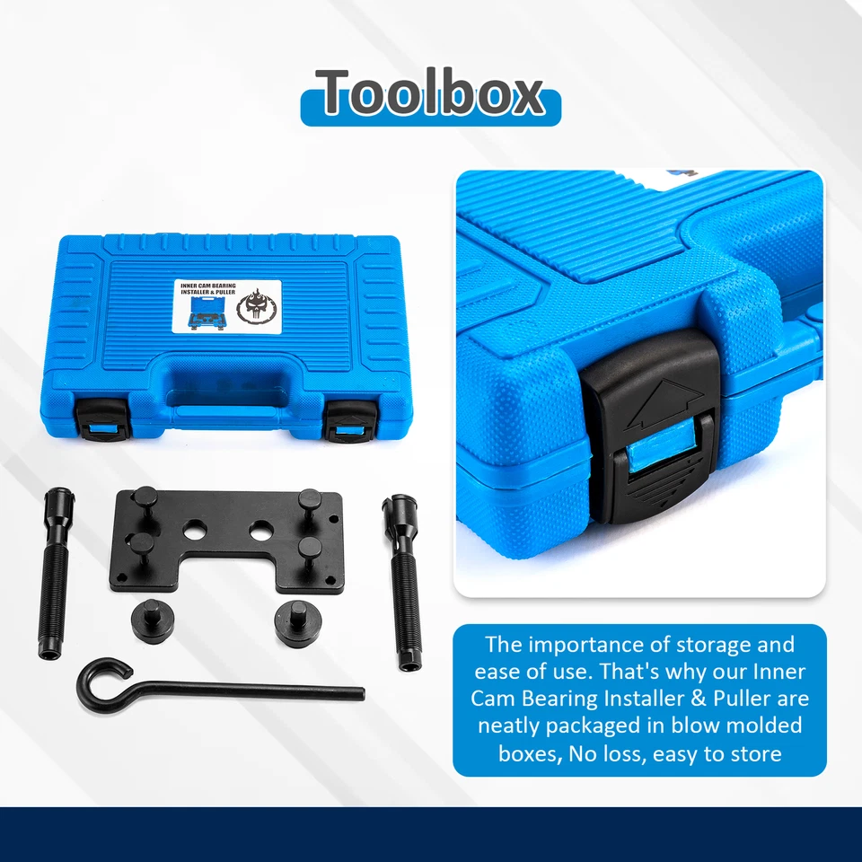 Steel Inner Cam Bearing Installer Puller Tool for Harley Twin Cam 88/96/103/110 - Изображение 3 из 4