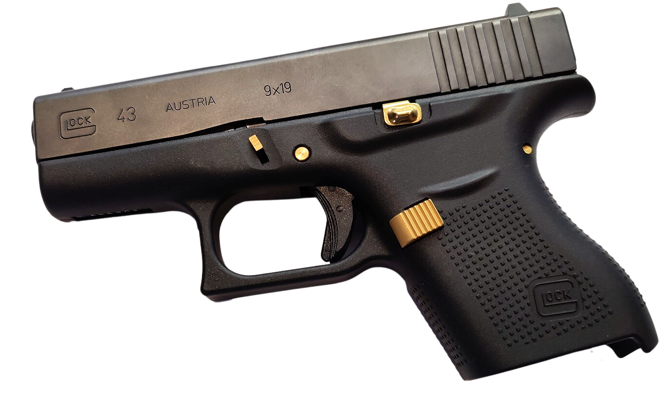 Ghost Slide Stop Release, Control Kit and Mag Release For Glock 43 43X ...