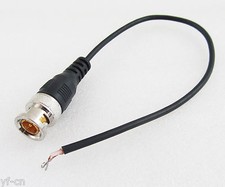4pcs Gold Pin Coaxial Cable BNC Male RG 174 Single Cable 25CM/ 0.25M DIY Cable