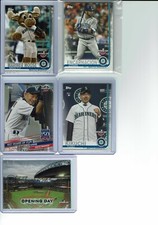2019 Opening Day Baseball Seattle Mariners Team Set (8) Base Cards