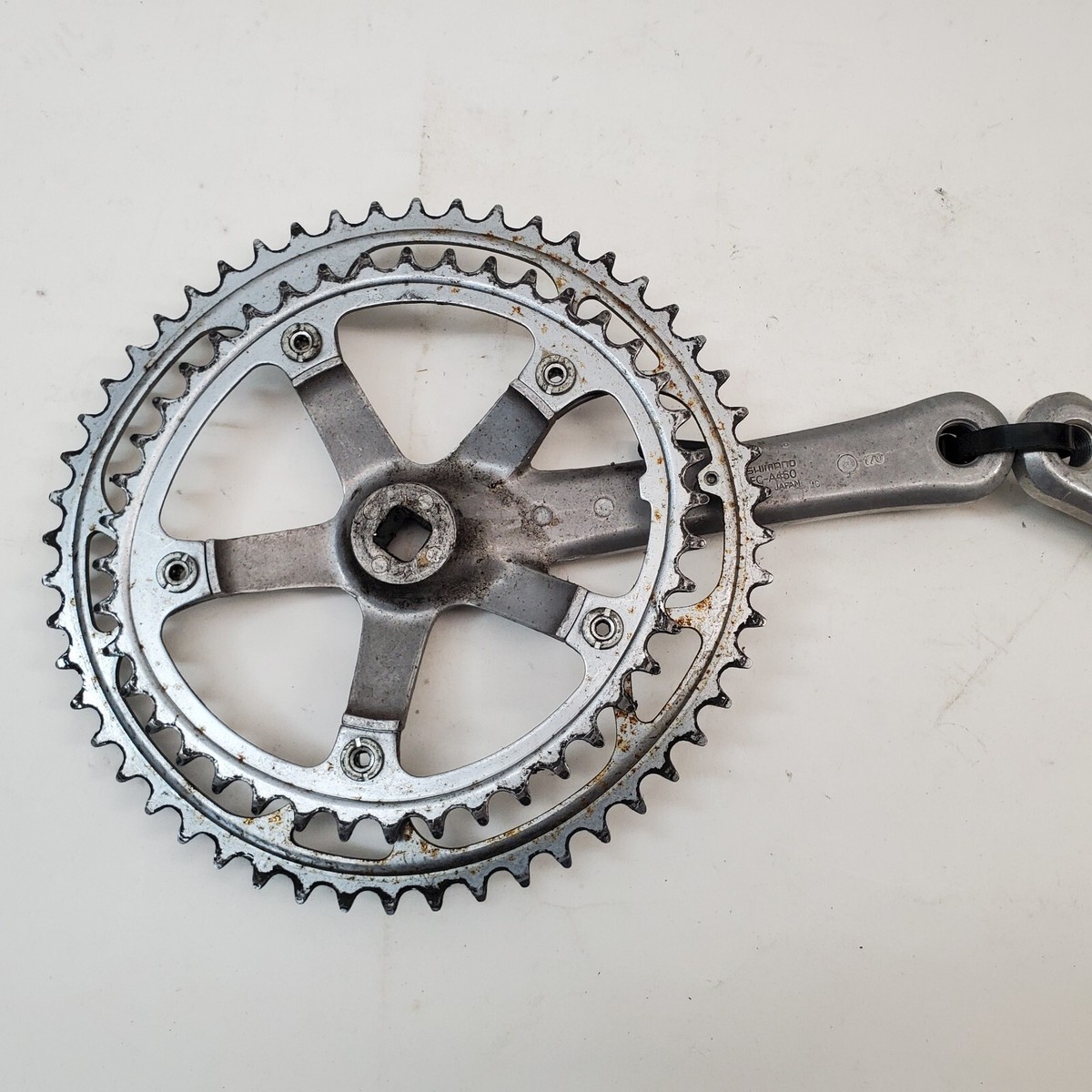 1989 Road Bike Crankset Shimano Exage Motion FC-A250 40/52T