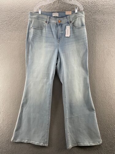 Lane Bryant Jeans Womens Plus 20 Blue High Rise Body Icon Flared Flare Leg Curvy
