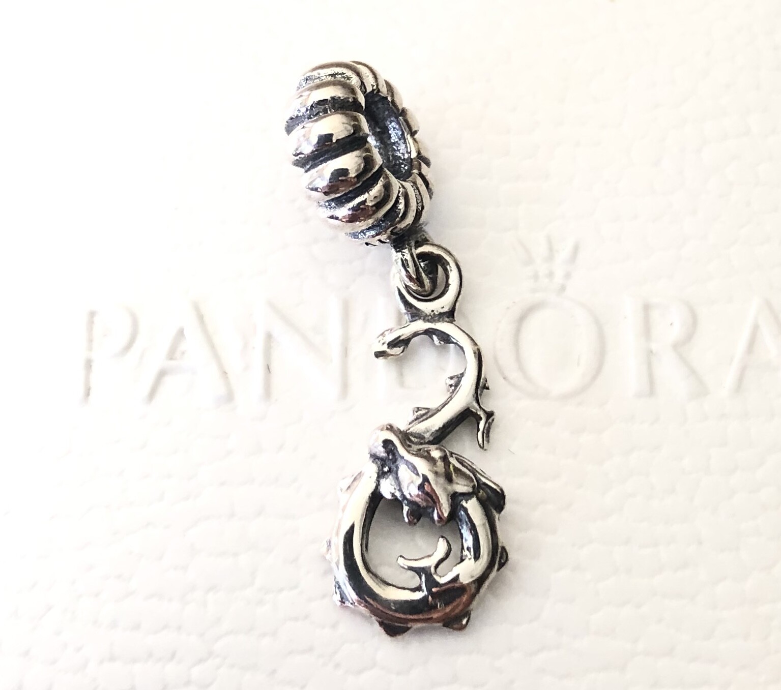 RARE~ Pandora Chinese Zodiac Dragon, Charm #790991 +Pandora Gift Box +Tag | eBay