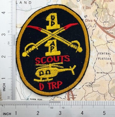 patch us d troop scouts 1st squadron 1st cavalry regiment vietnam war ...