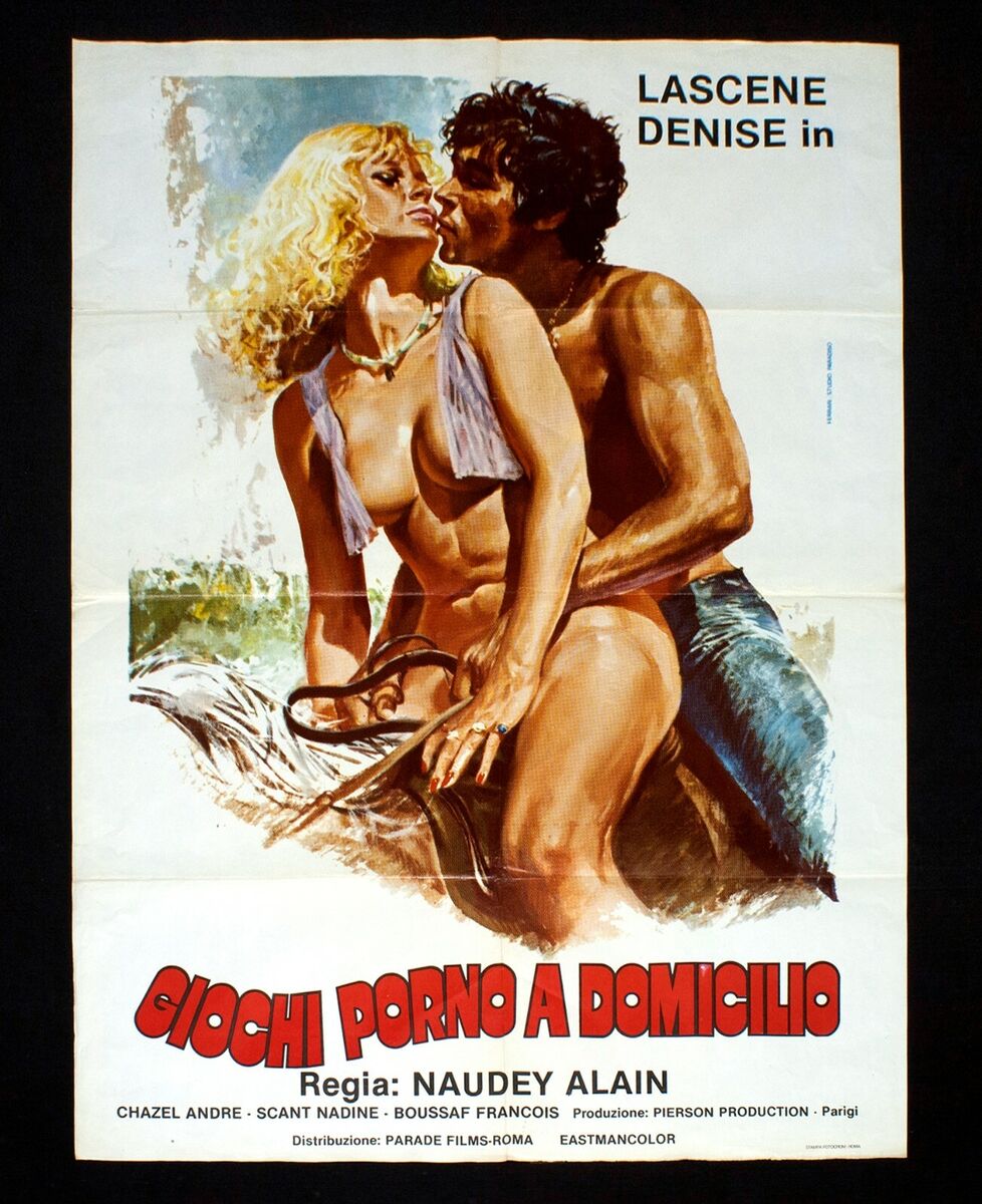 GIOCHI PORNO A DOMICILIO manifesto poster Lascene Denise Porn Xxx Sella E6 eBay Immagine Immagine