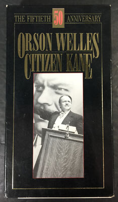 Orson Welles Citizen Kane, VHS, 50th Anniversary Edition, 1991, B&W