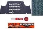 <!--F#f_0-->HOLDEN HQ HJ HX HZ SEDAN MONARO COUPE BOOT TRUNK MOULDED TURQUOISE LOOP CARPET<!--F/-->