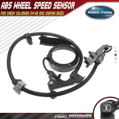 1x Front Right ABS Wheel Speed Sensor for Chevy Colorado 04-08 GMC Canyon Isuzu