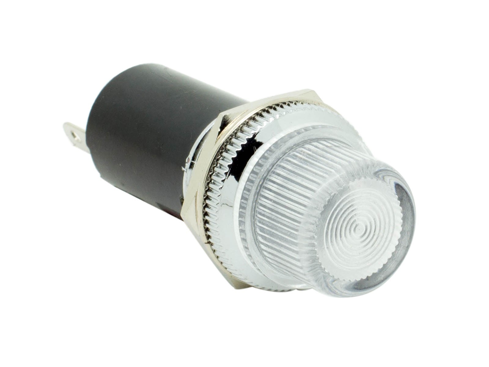 PL1603W ATI 16mm 5/8" White 110V 120V AC DC LED Signal Indicator Pilot Light