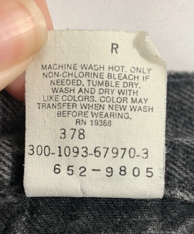 Jeans Brittania Feminino Antigo 16 Alto Preto Cônico Fino Desbotado Jeans Escuro 33x28 - Imagem 4 de 4