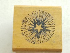 Star Snowflake Rubber Stamp