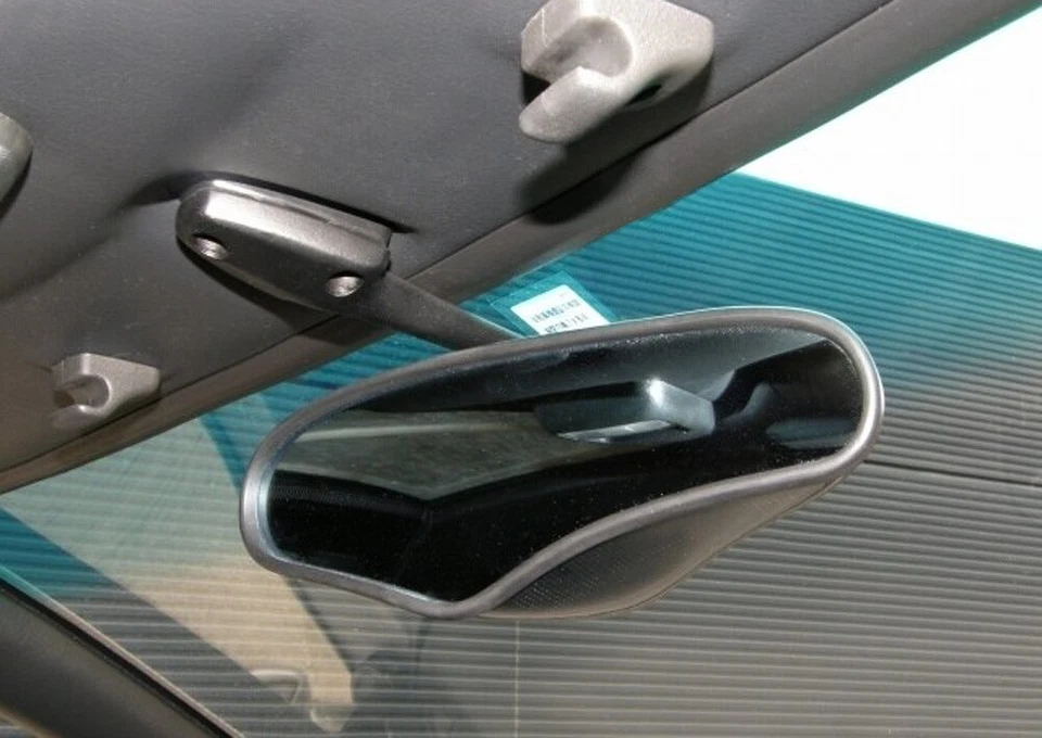 Universal Interior Rearview Mirror w/Blue Glass For Acura Honda Mazda Toyota etc - Image 4 of 4