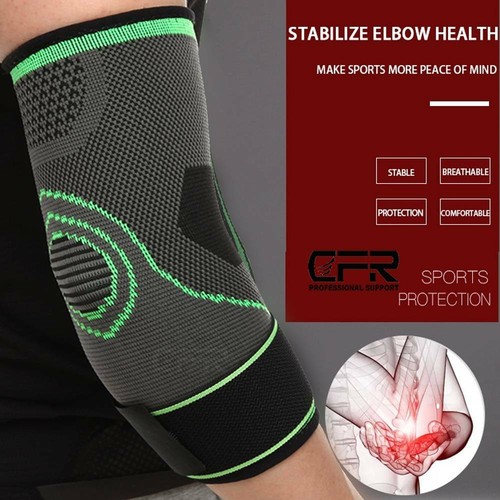 Manga de compresión de codo soporte tendinitis tenis golfista brazo artritis DS - Imagen 4 de 17