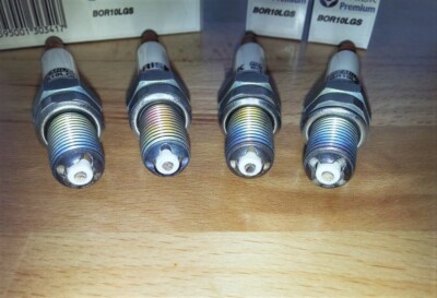 4x BRISK BOR10LGS High Performance Multipoint Silver Upgrade Racing Spark Plugs