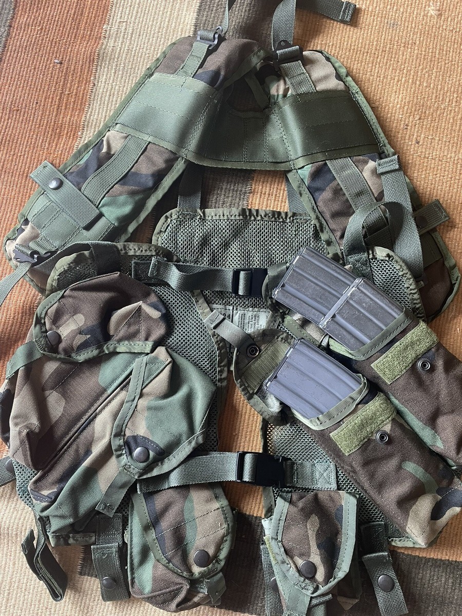 USGI Enhanced Tactical Load Bearing Vest Woodland Camo- NEW | eBay display picture 1