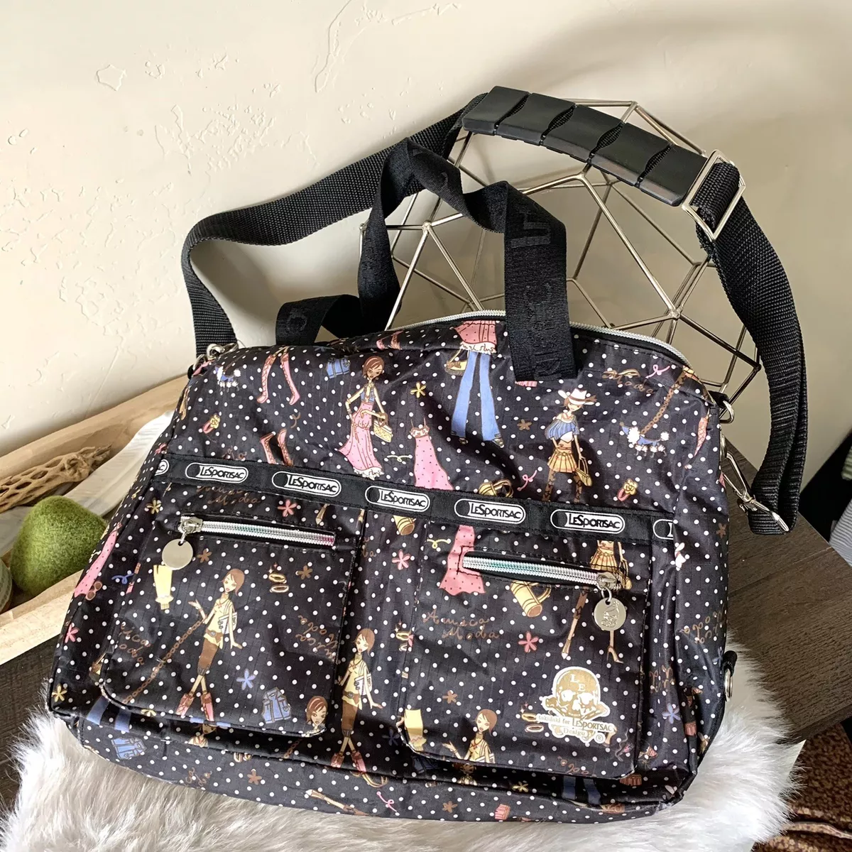 Tokidoki For Lesportsac Crossbody Shoulder Bag Purse Tote Strap RARE