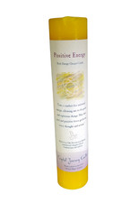 POSITIVE ENERGY - Crystal Journey Reiki Charged Herbal Magic 7" Pillar Candle