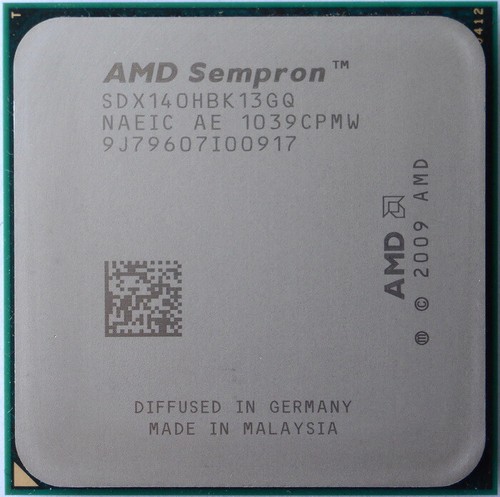 AMD Sempron 140 Single Core Processor 2.7 GHz, Socket AM2+/AM3, 45W CPU - Picture 4 of 5