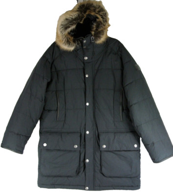 NEW Barbour Men's Baffle Moe Quilted Jacket in Black Size XL #C4440