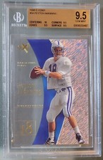 Peyton Manning RC Rookie 1998 E-X2001 #54 ⭐Colts~Broncos⭐ GEM MINT BGS 9.5 W/10