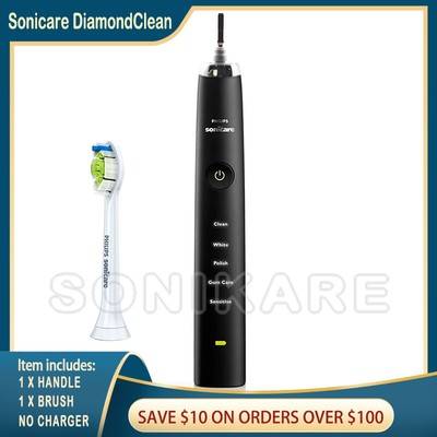 Philips Sonicare DiamondClean Toothbrush Handle & Brush Head, HX9350