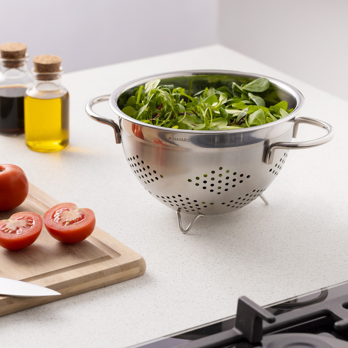 Colador De Cocina De Silicona, Plegable, Apto Para Todo Tipo De Ollas Y Sartenes, Perfecto Para