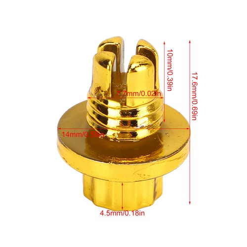 Remaches de llanta de rueda Car 25pcs oro ABS labio de rueda remaches tuercas para rueda serie AH Ds - Imagen 3 de 9