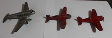 VINTAGE TOOTSIETOY TOY METAL AIRPLANES TWA  US ARMY