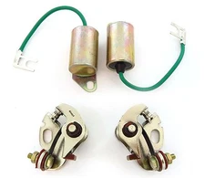 Ignition Tune Up Kit - Points & Condensers Set - Honda CB350F CB400F - 1972-1977