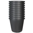 10 Pack 15 Gallon Injection Molding Premium Plastic Plant Pots Nursery Pots