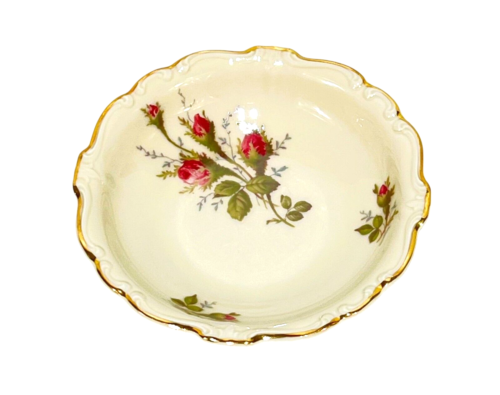 4 Rosenthal Pompadour Moss Rose Pattern Fruit Berry Bowls Elegant Porcelain - Picture 2 of 3