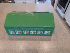 ZACME Pasta Press Attachment For Kitchenaid Mixer w 6 Pasta Outlet Shapes White