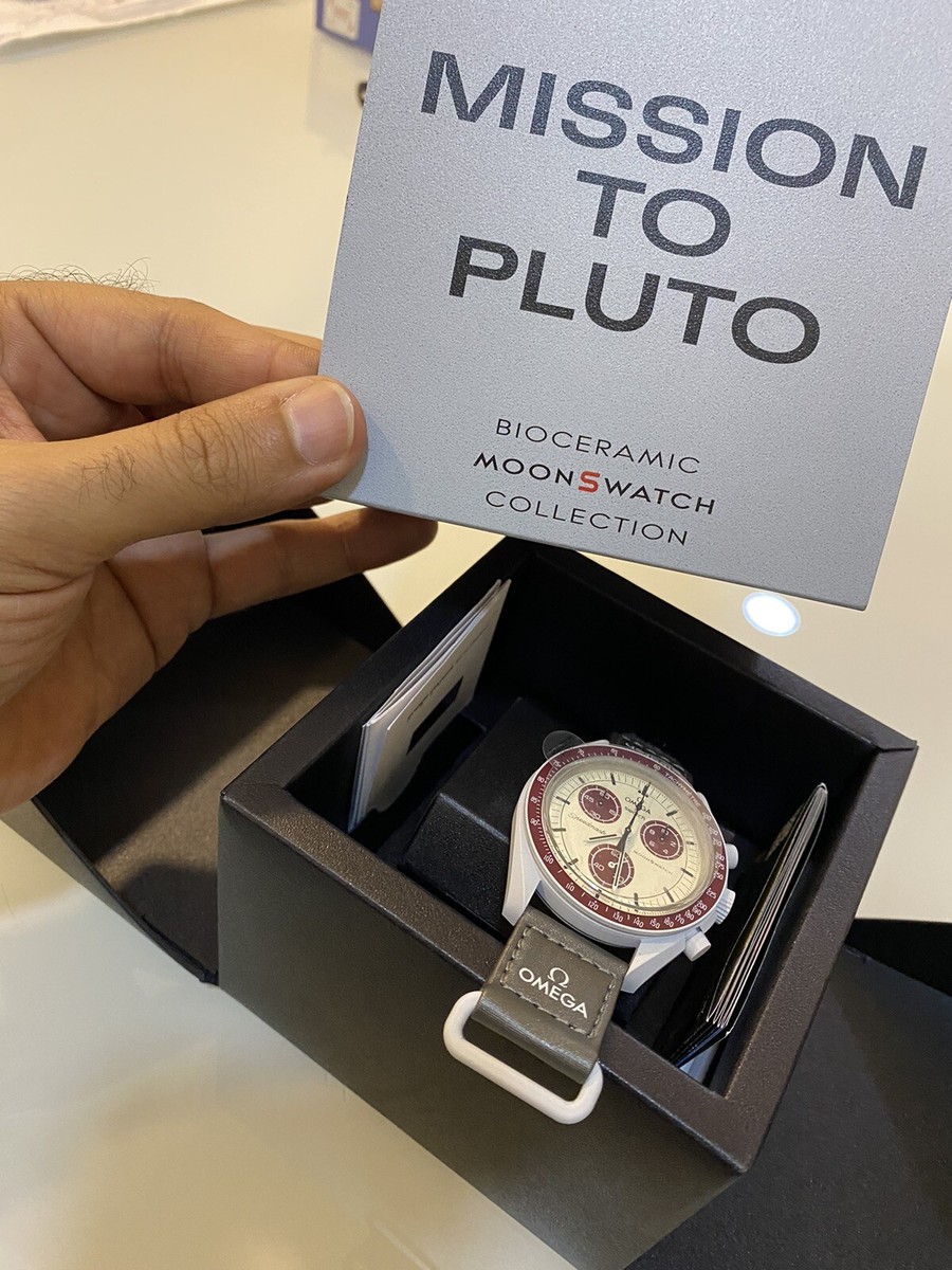 Swatch x Omega Mission to Pluto Grey NEW Watch S033C100, 8 Swatch x Omega Mission to Pluto Grey NEW Watch S033C100, 8