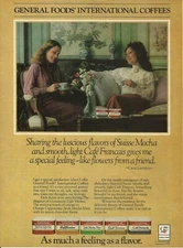 1979 International Coffees General Foods vintage print ad 70's advertisement v1