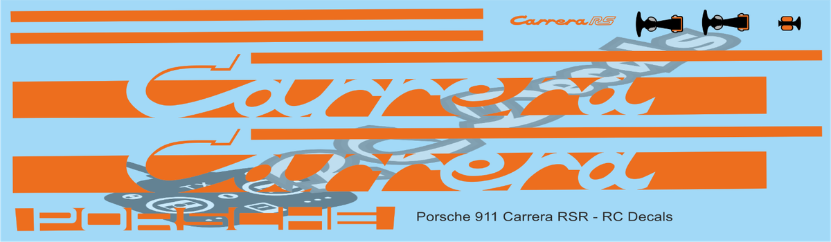Tamiya 51543 1:10 Carrozzeria Porsche 911 Carrera RSR 190 Mm Non Verniciato Non Tagliato 1666519 - Foto 9
