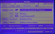 Nuovo Schermo Display LCD per Yamaha Psr S500 S550 S650 DGX-520/620/630/640 mm6 mm8