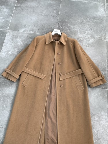 Women's HERNO Cashmere OVERSIZED Trench Coat Formal Jacket Mac IT 48 EU 44 UK 16 - Picture 6 of 24