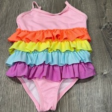 Nicole Miller New York Rainbow Swimsuit Baby Girl C7