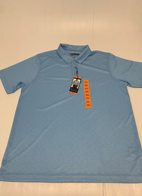 New Pebble Beach Dry Luxe Performance Polo Blue XXL Men's A69
