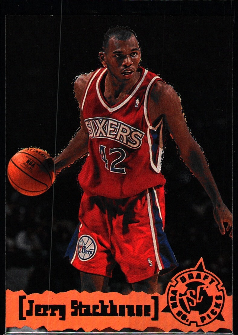 1995-96 Topps Stadium Club Retail Orange Jerry Stackhouse #329 Rookie RC